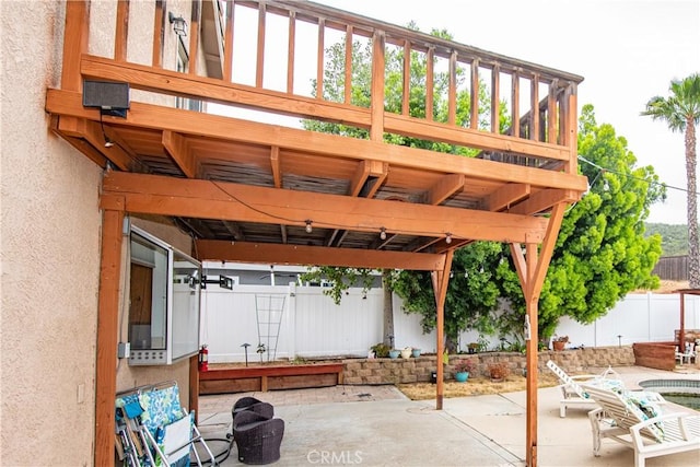 24356 Via Las Junitas, Murrieta, CA 92562 - view of patio / terrace with a fenced backyard