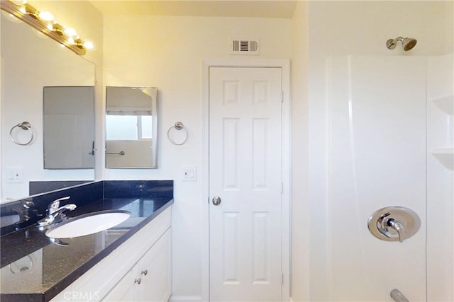 830 E Darlan St, Compton, CA 90220 - full bath featuring vanity, visible vents, and a shower