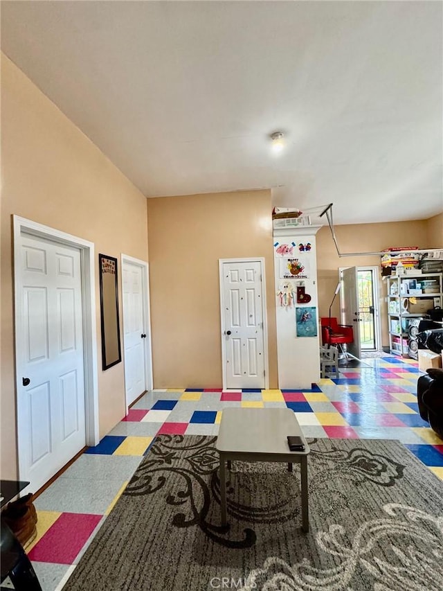 interior space featuring tile patterned floors