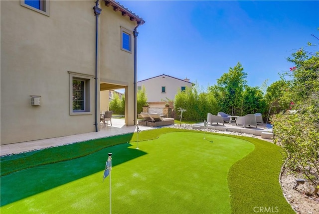 54 Rim Crst, Irvine, CA 92602 - view of yard featuring a patio area