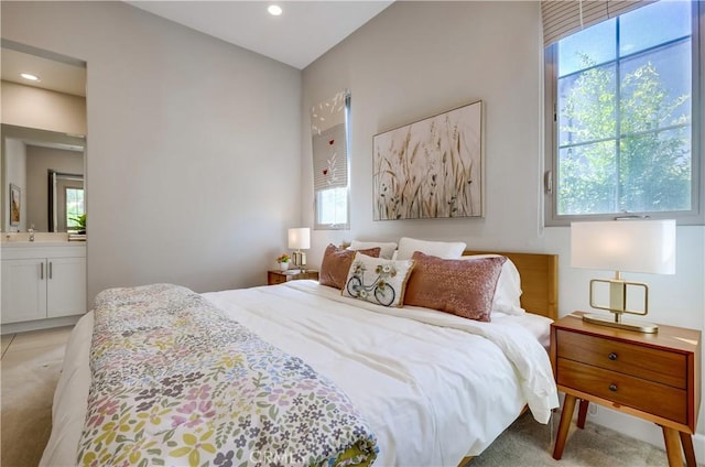 54 Rim Crst, Irvine, CA 92602 - bedroom with recessed lighting and light colored carpet