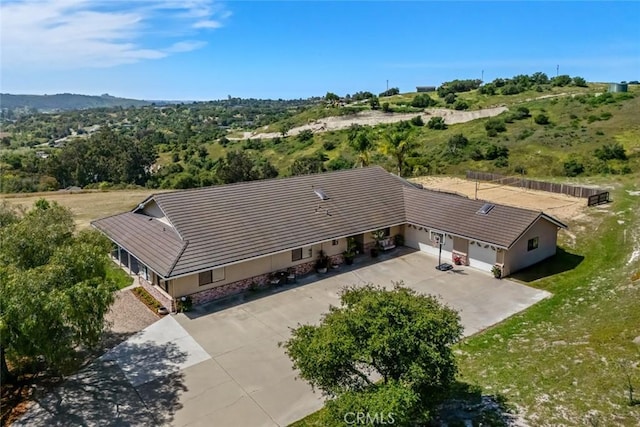 drone / aerial view