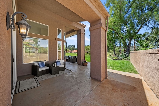 view of patio