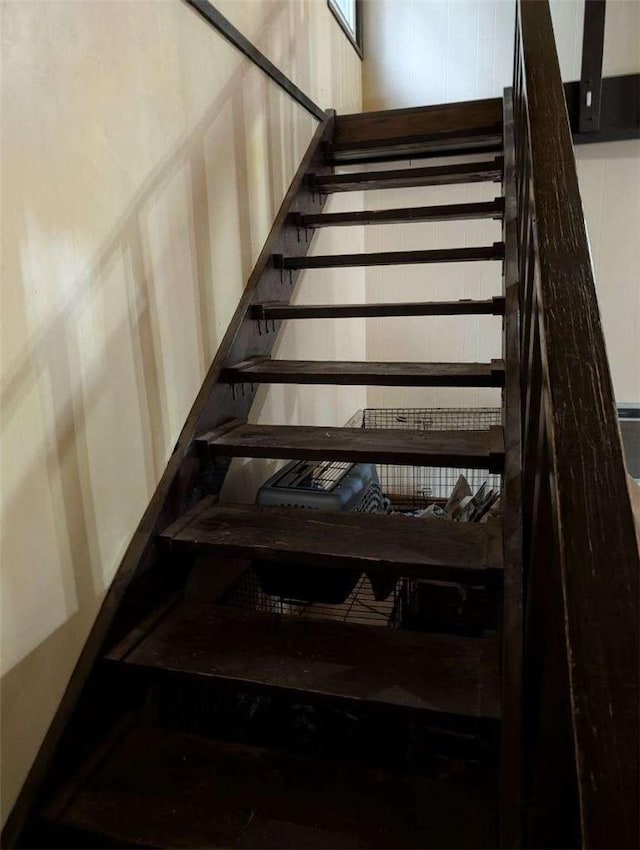view of staircase