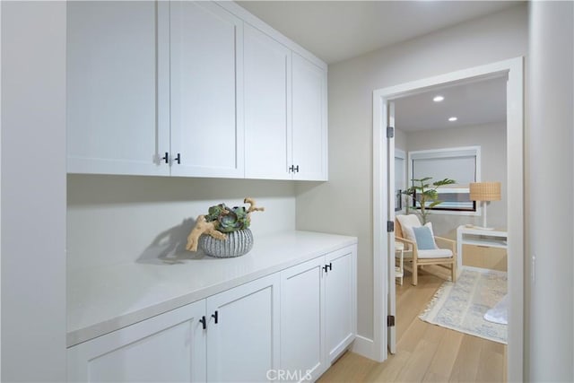 3601 Finley Ave, Newport Beach, CA 92663 - interior space with light wood-style flooring and recessed lighting