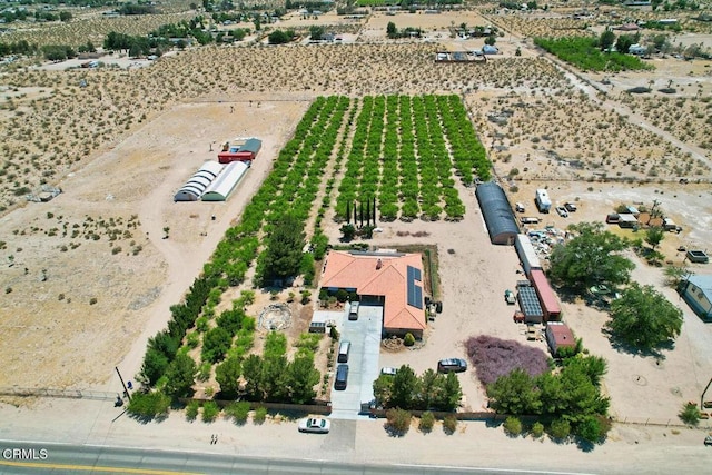 9975 Custer Ave, Lucerne Valley, CA 92356 - birds eye view of property featuring a rural view