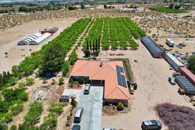 9975 Custer Ave, Lucerne Valley, CA 92356 - drone / aerial view featuring a rural view