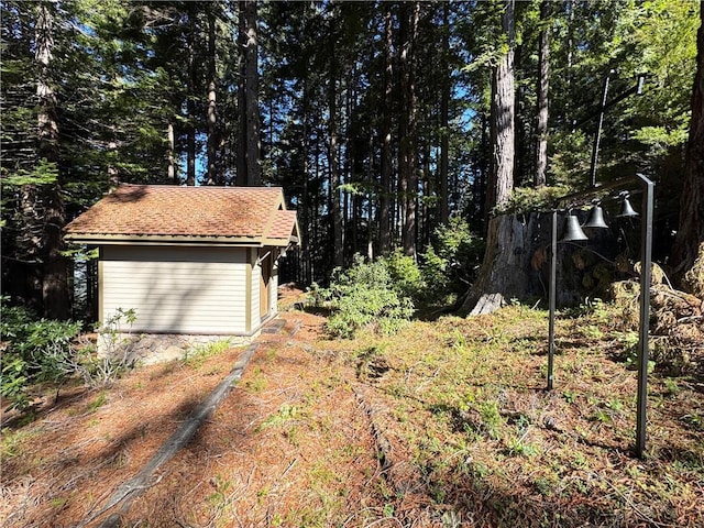 24250 Pacific Heights Dr, Westport, CA 95488 - view of yard featuring an outbuilding