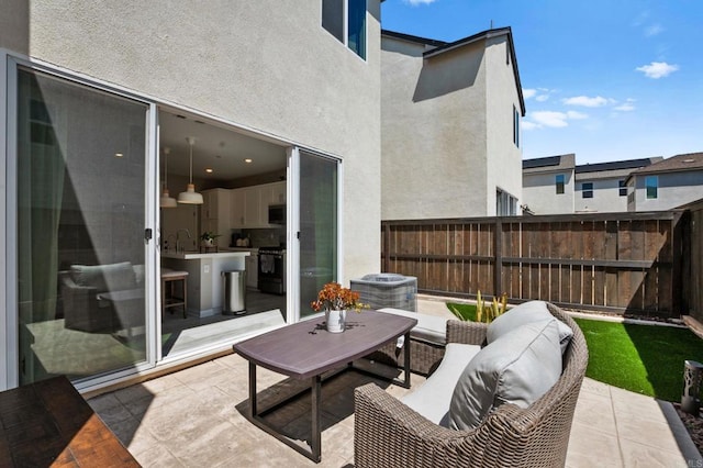 1751 Whitmore Loop, Chula Vista, CA 91913 - view of patio featuring fence and a sink