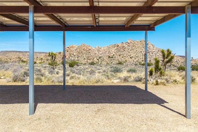 53105 Chia Trl, Pioneertown, CA 92268 - view of patio / terrace with a mountain view