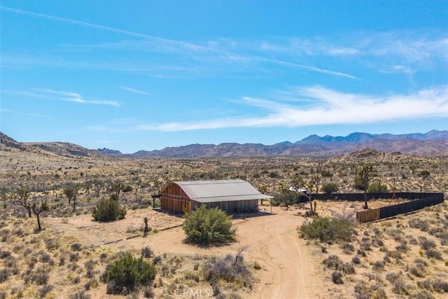 53105 Chia Trl, Pioneertown, CA 92268 - property view of mountains with a rural view and a desert view