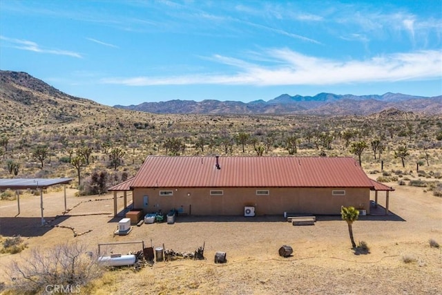 53105 Chia Trl, Pioneertown, CA 92268 - birds eye view of property with a mountain view, a desert view, and a rural view