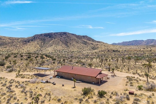 53105 Chia Trl, Pioneertown, CA 92268 - view of mountain feature featuring a rural view and a desert view