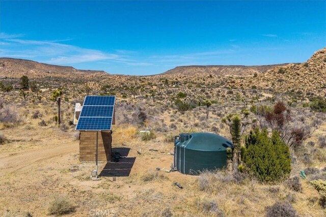 53105 Chia Trl, Pioneertown, CA 92268 - mountain view featuring view of desert
