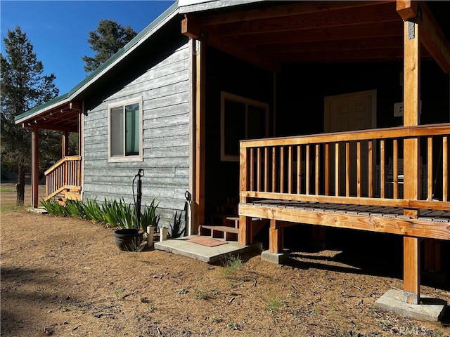 view of home's exterior