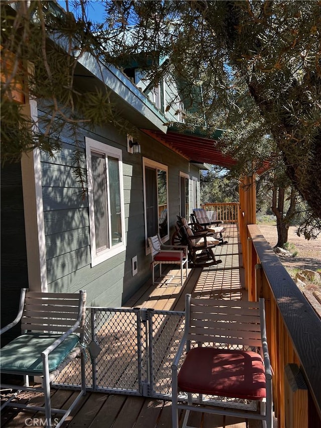 view of deck