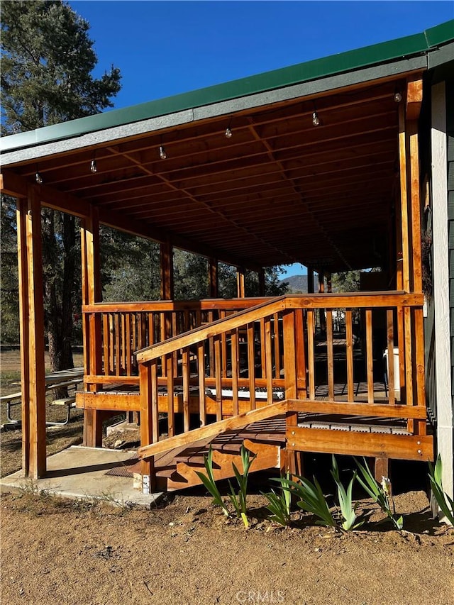view of deck