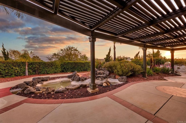 4033 Keri Way, Fallbrook, CA 92028 - view of patio / terrace featuring a pergola