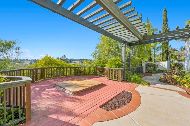 4033 Keri Way, Fallbrook, CA 92028 - wooden deck with a pergola