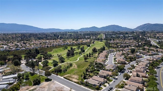 41564 Big Sage Ct, Temecula, CA 92591 - aerial view of residential area with a mountain backdrop and a local golf course