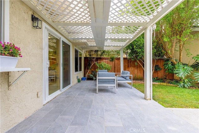 49 W Yale Loop Unit 26, Irvine, CA 92604 - fenced backyard featuring a pergola and a patio