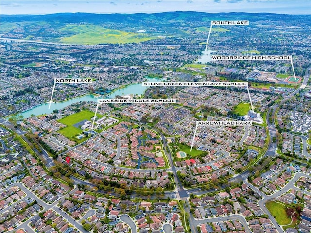 49 W Yale Loop Unit 26, Irvine, CA 92604 - bird's eye view of a water and mountain view