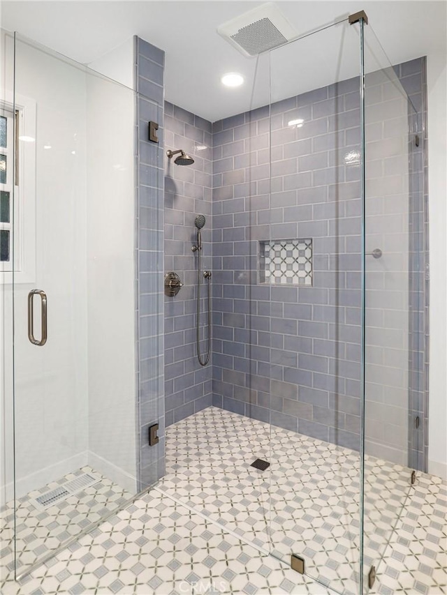 335 Sycamore Gln, Pasadena, CA 91105 - full bath with visible vents and a shower stall