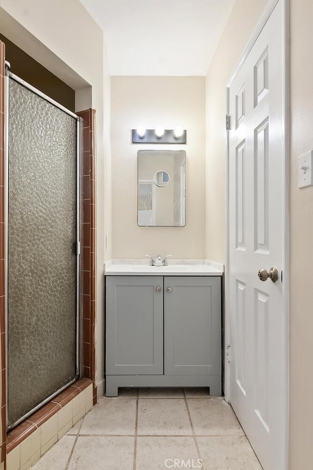 8856 Fullbright Ave, Winnetka, CA 91306 - full bath featuring vanity and a stall shower