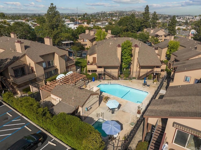 6560 College Grove Dr Unit 79, San Diego, CA 92115 - bird's eye view featuring a residential view
