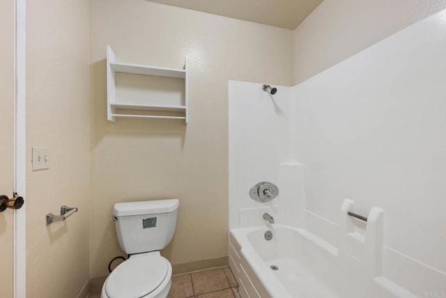 6560 College Grove Dr Unit 79, San Diego, CA 92115 - full bath with baseboards, tile patterned flooring, toilet, and shower / washtub combination