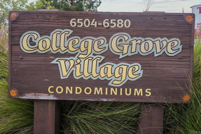 6560 College Grove Dr Unit 79, San Diego, CA 92115 - view of community / neighborhood sign