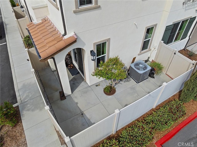 45477 Calle Cirros, Temecula, CA 92592 - exterior space featuring central air condition unit and stucco siding