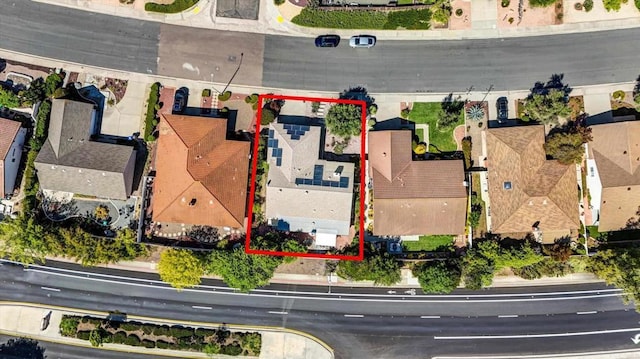 16407 Gabarda Rd, San Diego, CA 92128 - aerial perspective of suburban area featuring property boundaries highlighted