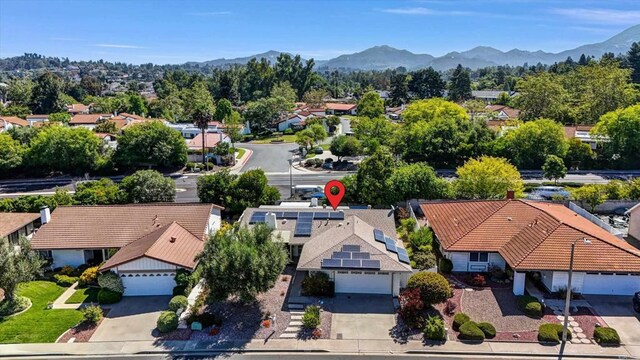 16407 Gabarda Rd, San Diego, CA 92128 - aerial view of residential area with a mountain backdrop