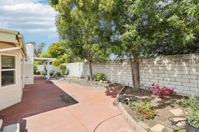16407 Gabarda Rd, San Diego, CA 92128 - fenced backyard with a patio