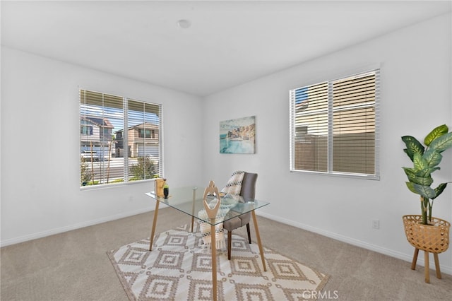 29553 Tulipwood St, Menifee, CA 92584 - carpeted home office featuring baseboards