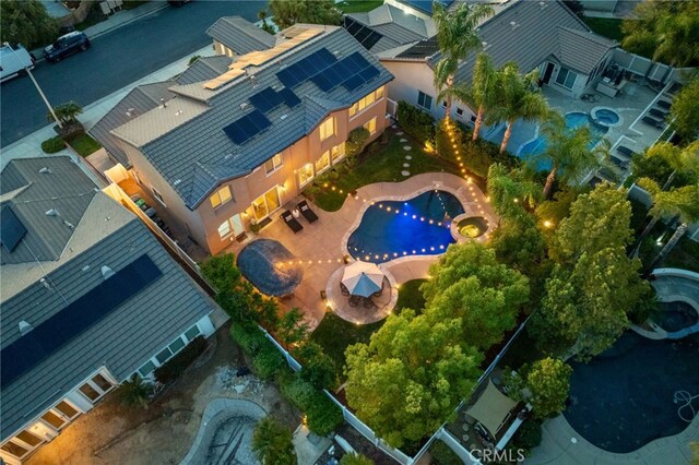 aerial view