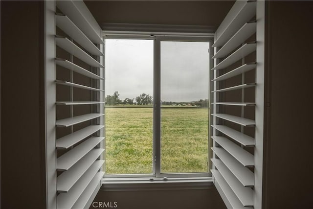 view of doorway to outside