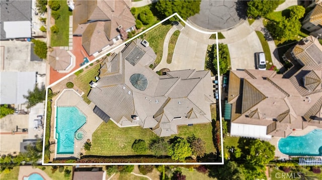 519 Connie Rae Way, Arcadia, CA 91006 - view of property location with a pool area and property boundaries highlighted