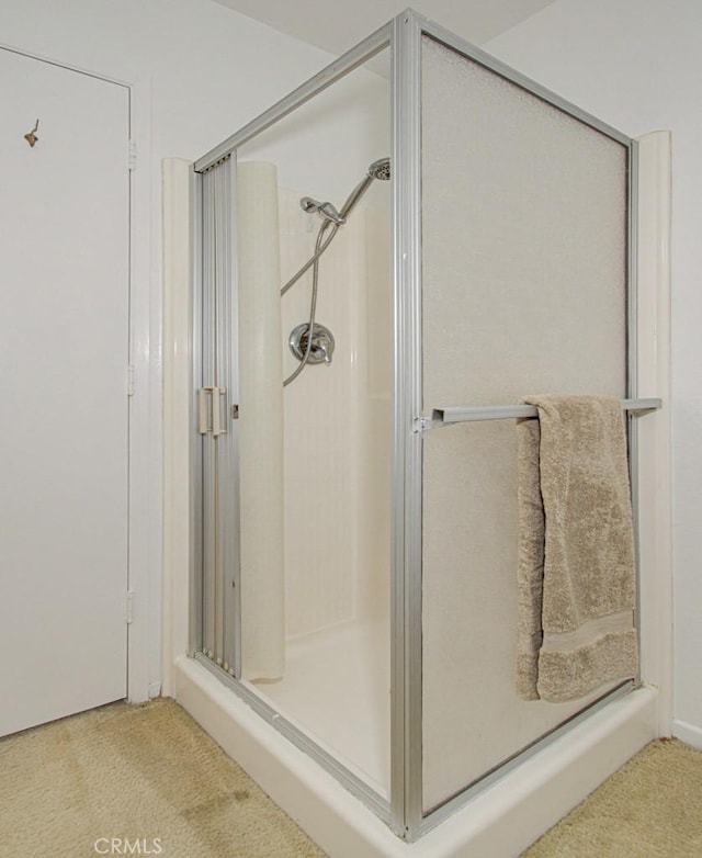 2399 Via Mariposa W Unit 2E, Laguna Woods, CA 92637 - bathroom featuring a stall shower