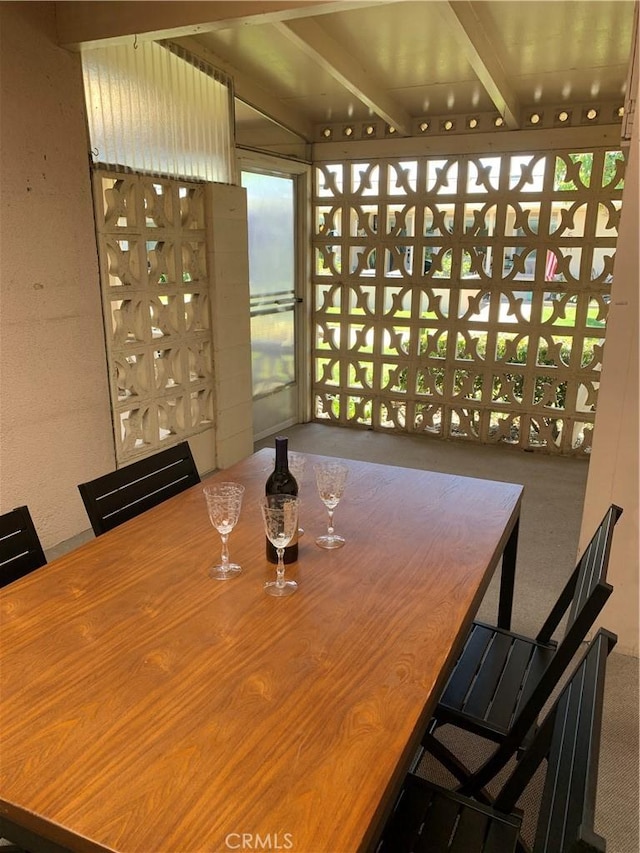 1441 Homewood Rd Unit M5-96B, Seal Beach, CA 90740 - dining room featuring carpet flooring