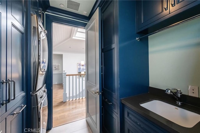 617 Anderson St, Manhattan Beach, CA 90266 - bathroom with a sink and wood finished floors