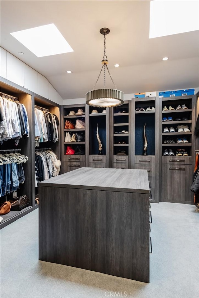 617 Anderson St, Manhattan Beach, CA 90266 - walk in closet with a skylight and light carpet