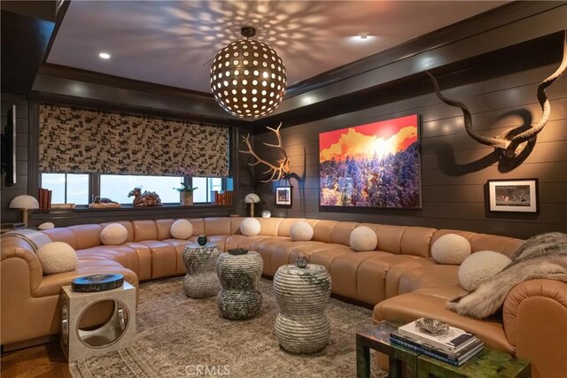 617 Anderson St, Manhattan Beach, CA 90266 - home theater room featuring recessed lighting