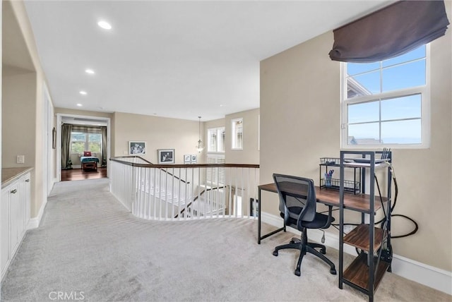 2 Aquila Way, Coto De Caza, CA 92679 - office space featuring light colored carpet, baseboards, and recessed lighting