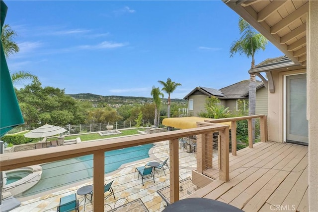 2 Aquila Way, Coto De Caza, CA 92679 - view of wooden deck