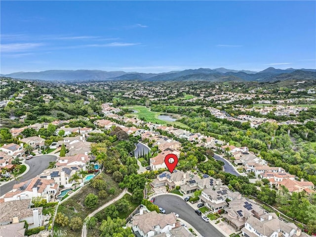 2 Aquila Way, Coto De Caza, CA 92679 - aerial overview of property's location featuring nearby suburban area and a mountain backdrop