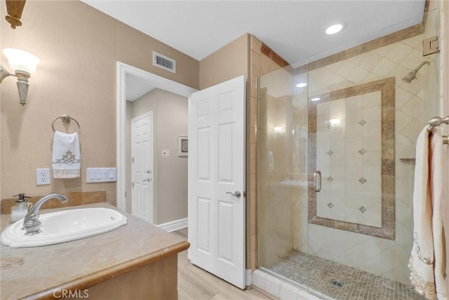 2 Aquila Way, Coto De Caza, CA 92679 - bathroom with a shower stall and vanity