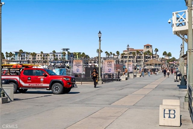 view of vehicle parking