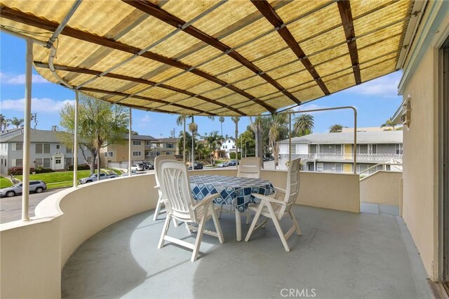 3515 E 1st St, Long Beach, CA 90803 - view of patio / terrace with a residential view and a balcony